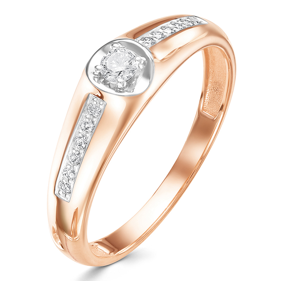 Кольцо, золото, бриллиант, 3305-110